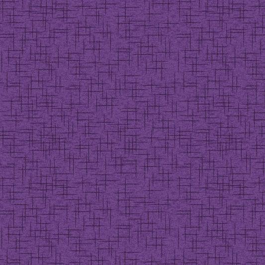 Purple Linen Texture - Kimberbell Basics / Maywood Studio