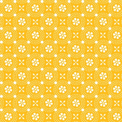 Dotted Circles Yellow - Kimberbell Basics / Maywood Studio