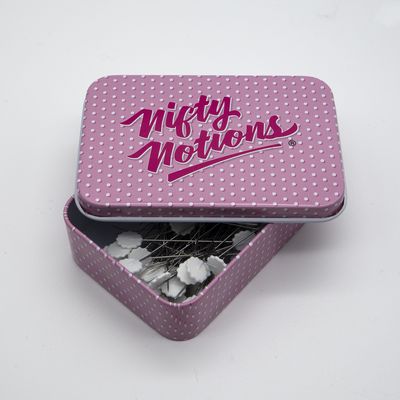White Flower pins 100 pcs - Nifty Notions