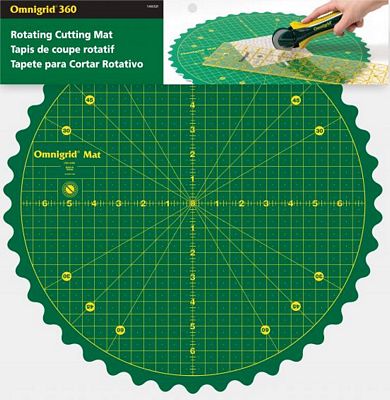 Omnigrid Rotating Cutting Mat 360 degree 14in