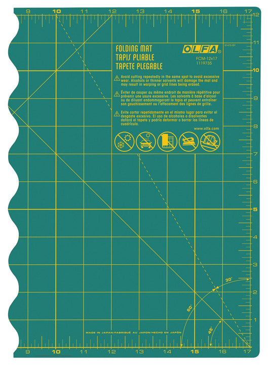 Olfa 12" x 17" Folding Cutting Mat