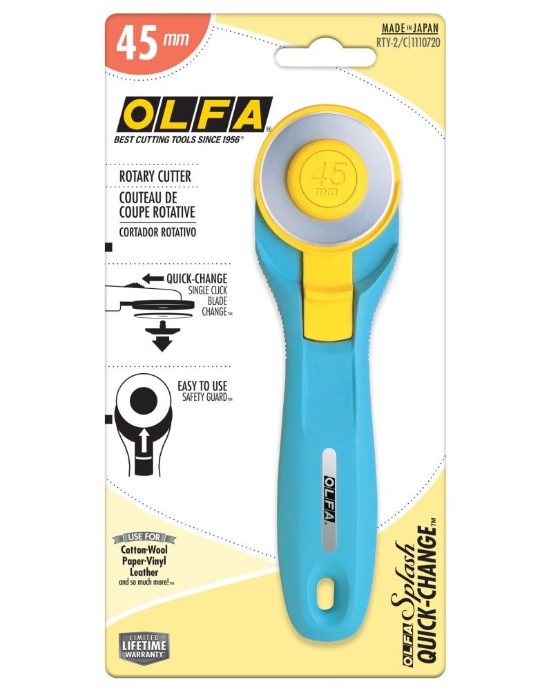 Olfa Splash Rotary Cutter 45mm
