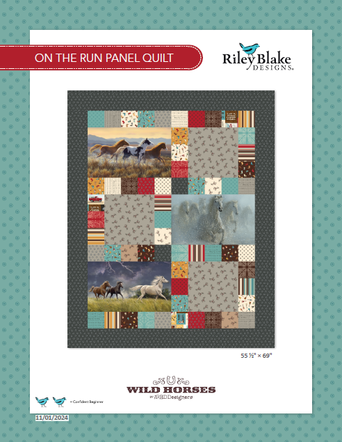 On The Run Panel Quilt Kit - Riley Blake Designs
