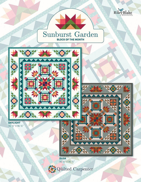 Bluebird Patterns Sunburst Garden Quilt Pattern - Riley Blake Designs