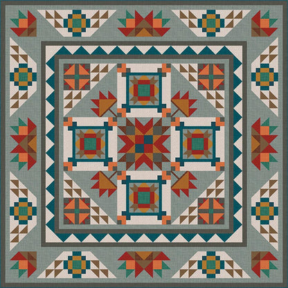Bluebird Patterns Sunburst Garden Quilt Pattern - Riley Blake Designs