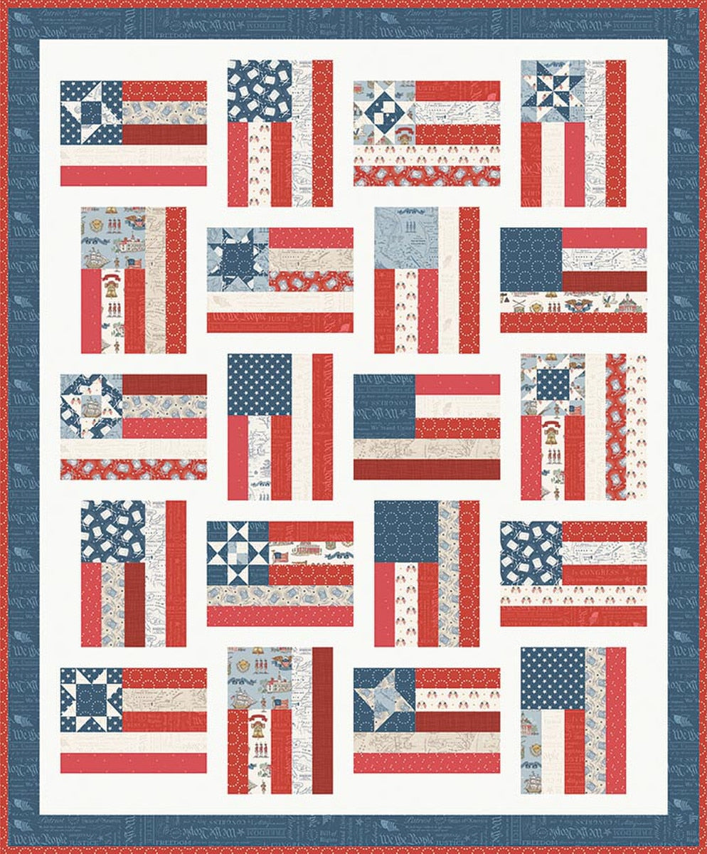 Fly the Flag Quilt Pattern by Amy Smart