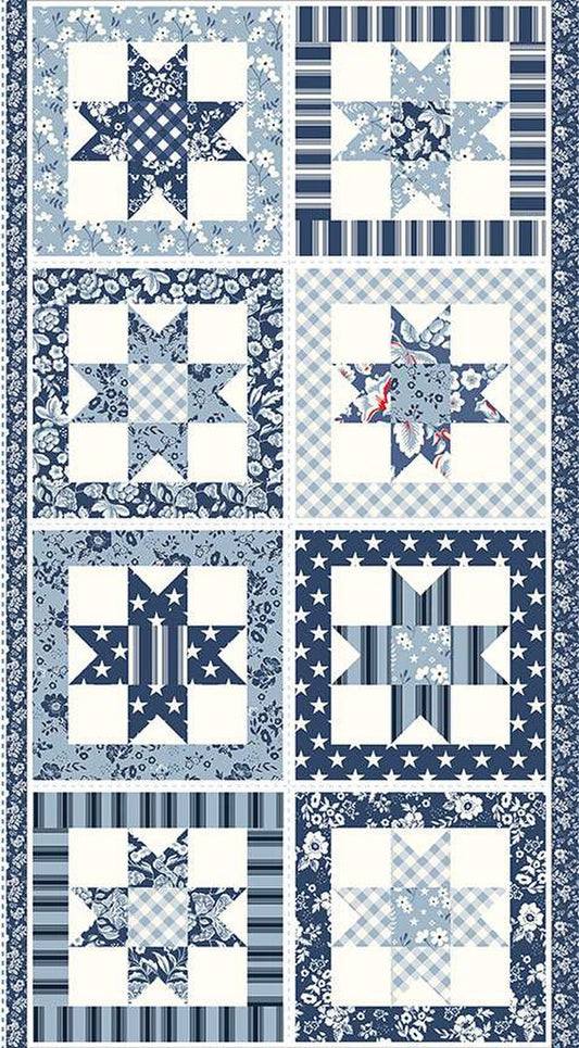 Freedom Garden Star Panel - Riley Blake Designs