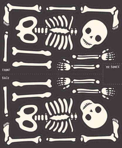 Hey Pumpkin Mr. Bones Jr. Panel - Riley Blake Designs