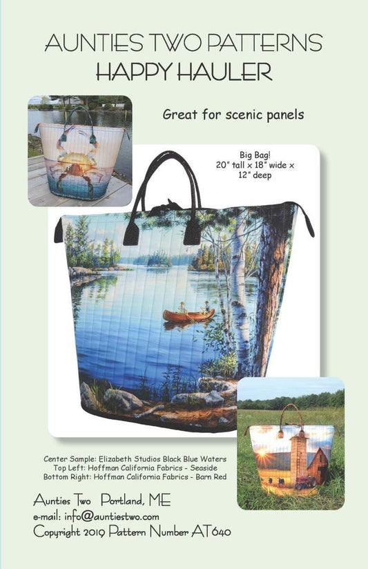 Aunties Two Patterns Happy Hauler Bag Pattern - Riley Blake Designs