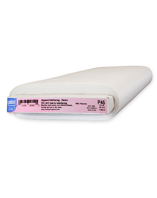 Pellon P45 Lightweight Sew-In Interfacing - Sold By 1/4 Yard.