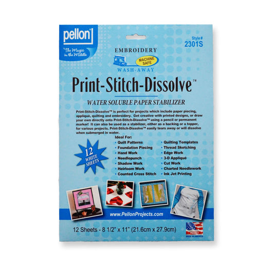 Pellon 2301 Print-Stitch-Dissolve™