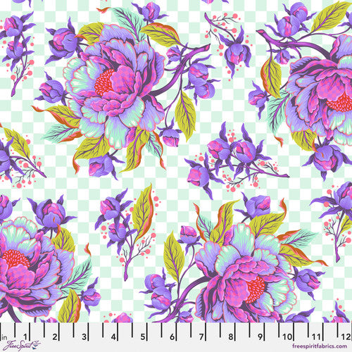 Untamed Tula Pink Peony for Your Thoughts Nova - Free Spirit Fabrics