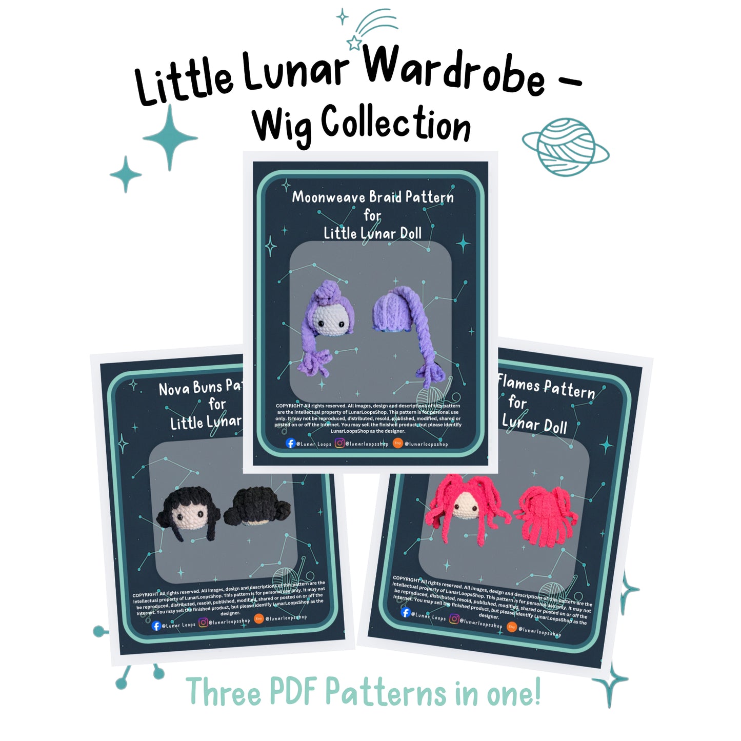 Little Lunar Wardrobe — Wig Collection