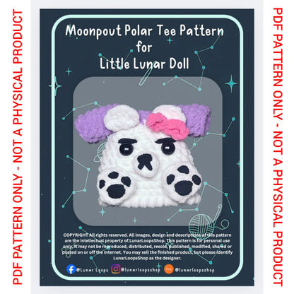 Little Lunar Wardrobe — Moonpout Polar Tee