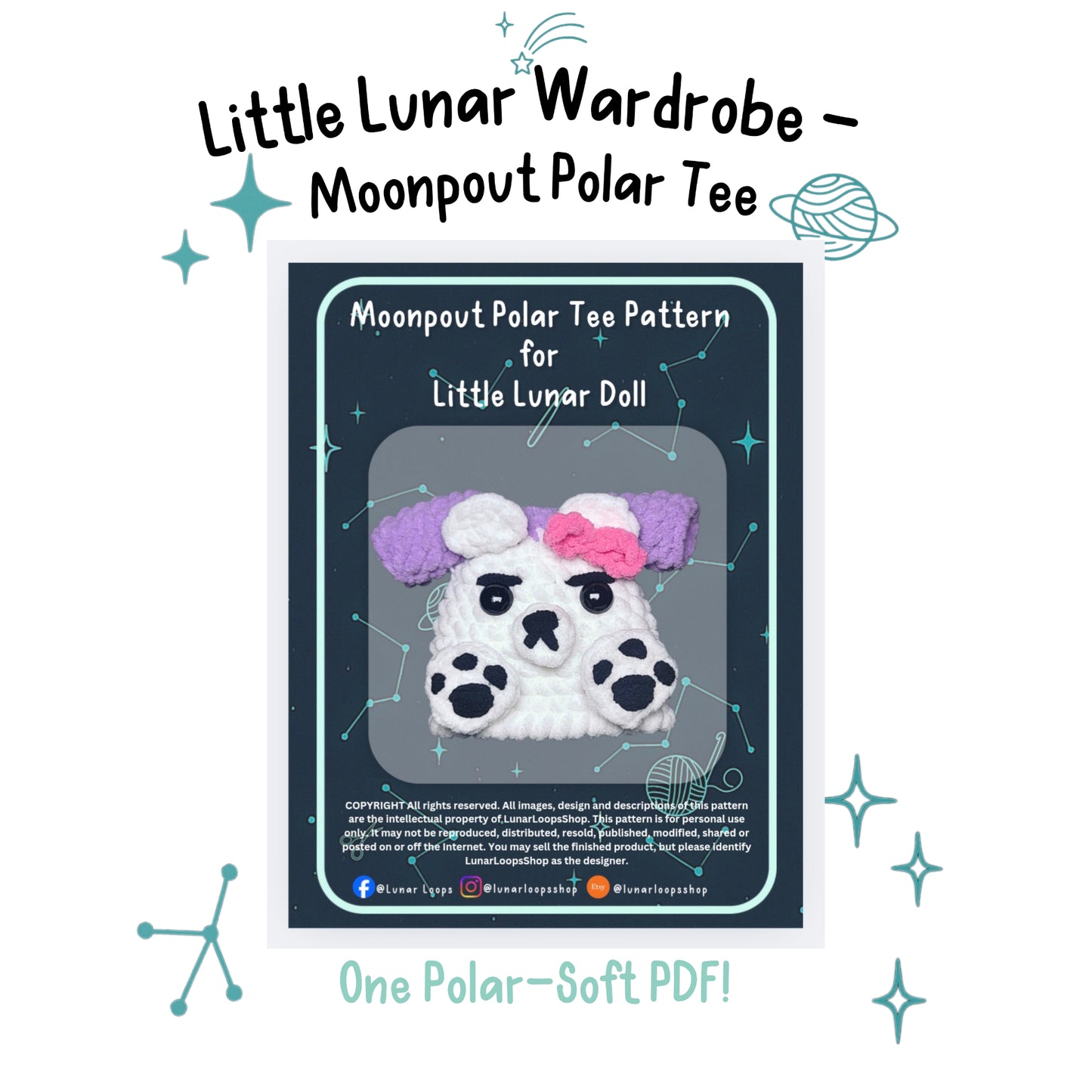 Little Lunar Wardrobe — Moonpout Polar Tee
