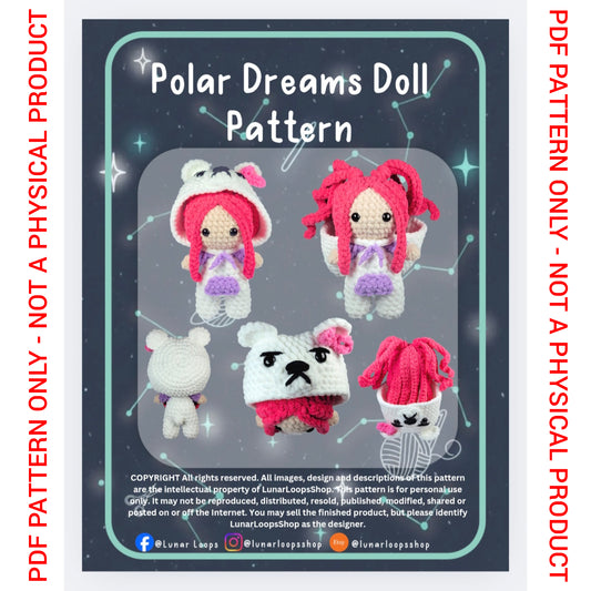 Polar Dreams Crochet Doll Pattern