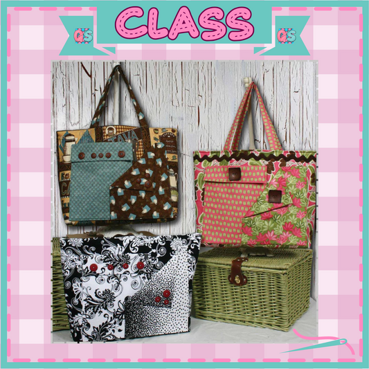 Pockets A Plenty Tote Bag – Whistle Pig Creek Pattern #1173