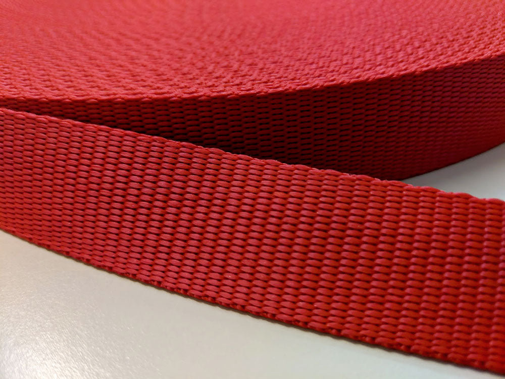2yd Polypro Belt/Strapping 1in Red - Fabany