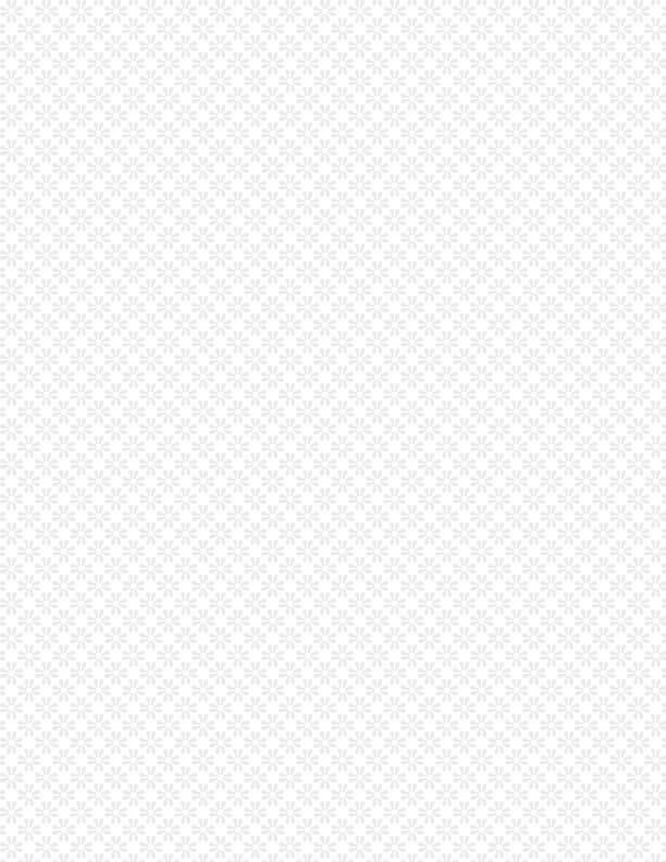 Daisy Eights White on White - Wilmington prints