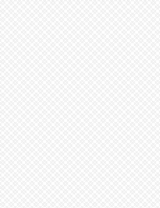 Daisy Eights White on White - Wilmington prints