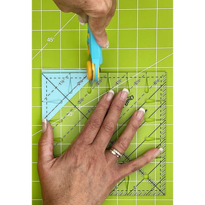6-1/2" Triangle Square Up Plus Ruler - Quilt in a day