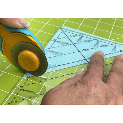 9-1/2" Triangle Square Up Plus Ruler - Quilt in a day