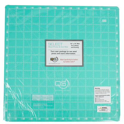 Double Sided Wool and Cutting Mat 14" x 14" - Quilter Select