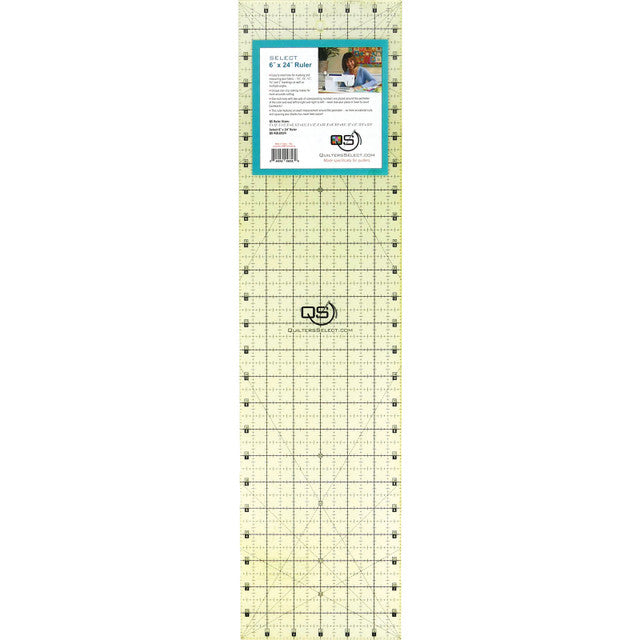 Non-Slip Ruler 6" x 24" - Quilt Select