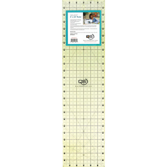 Non-Slip Ruler 6" x 24" - Quilt Select