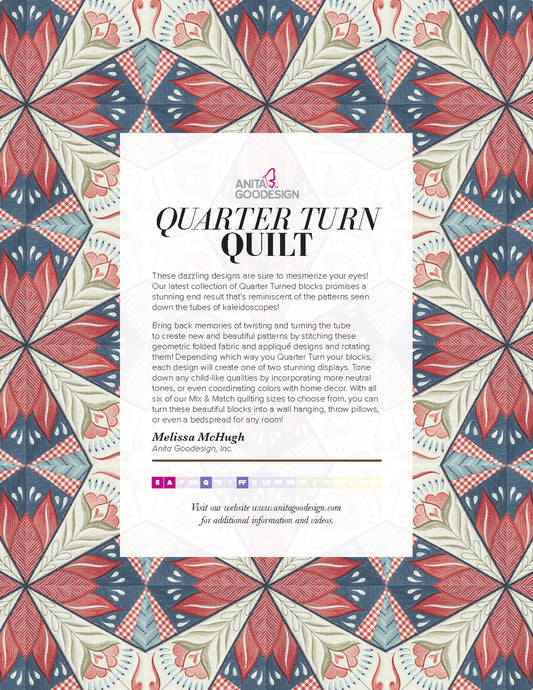 Embroidery Pattern: Quarter Turn Quilt