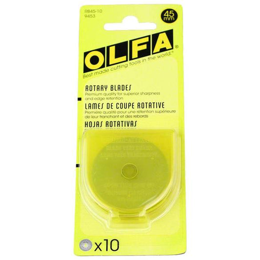 Olfa 45mm Rotary Blade 10 Pack