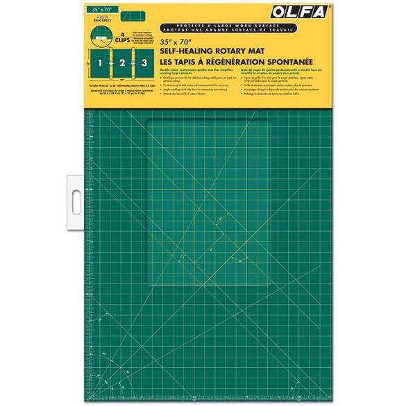 Olfa 35" x 70" Continuous Grid Mat Set