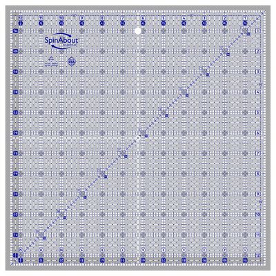 SpinAbout 12.5 in Square Ruler