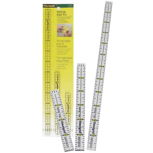 Omnigrid Marking Ruler Trio