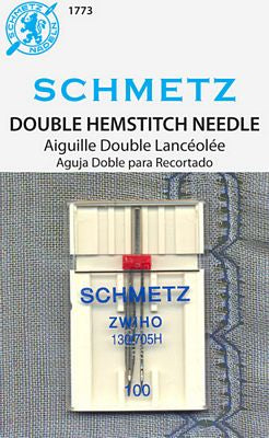 Schmetz Double Hemstitch 1-pk sz2.5/100