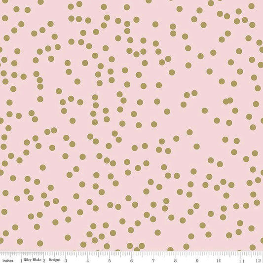 Monthly Placemats 2 January Confetti Blush Sparkle - Riley Blake Designs