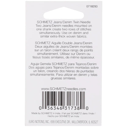Schmetz Double Denim 1-pk sz4.0/100
