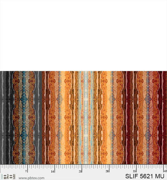 Mirrored Stripe Multi - Still Life P&B Textiles