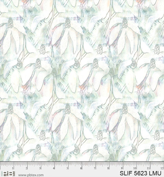 Marbled Floral Light Multi - Still Life P&B Textiles