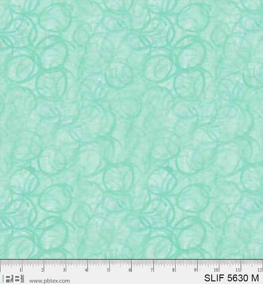 Circle Texture Mint - Still Life P&B Textiles