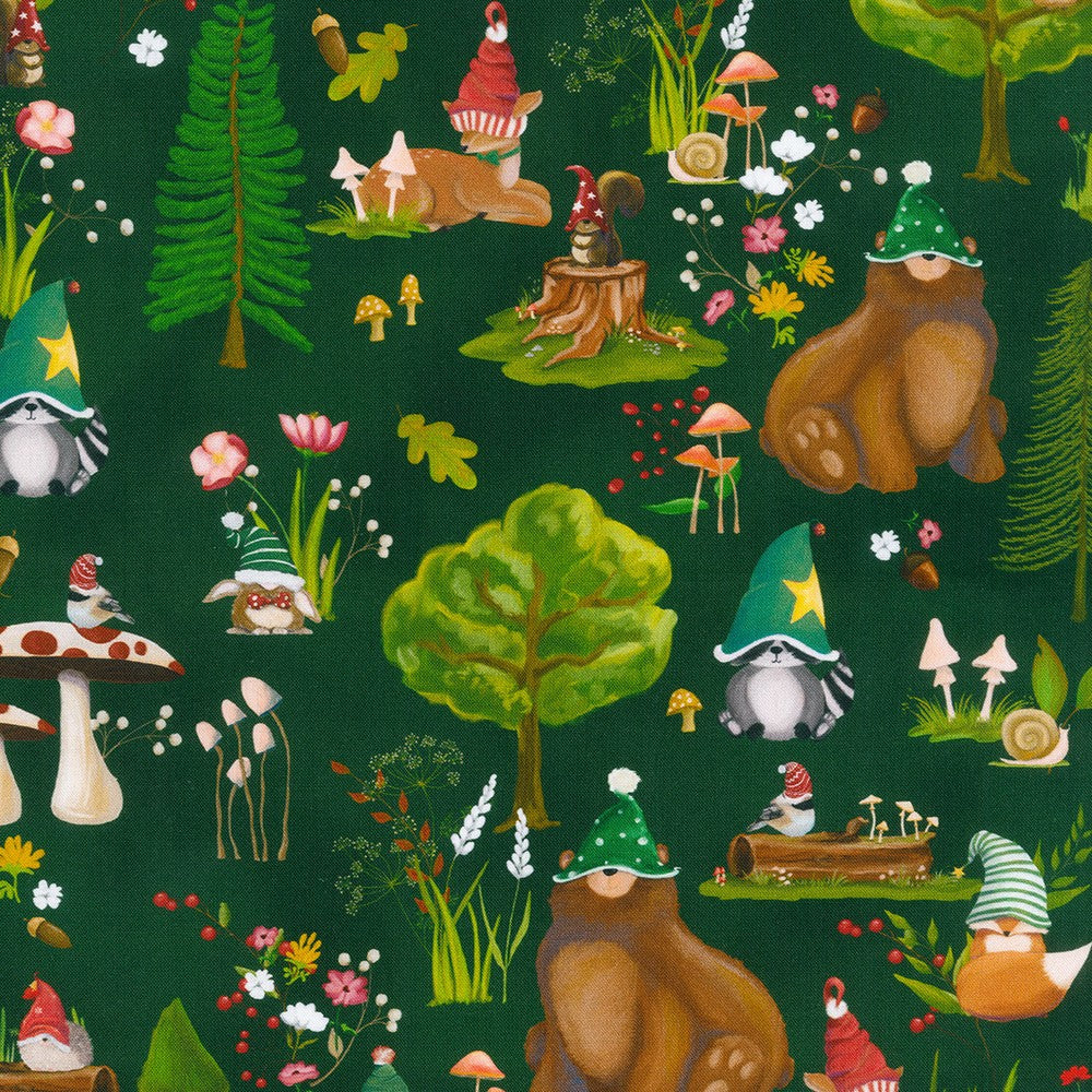 Gnomeland Critters Forest Toss Green By Robert Kaufman