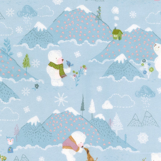 Robert Kaufman Breeze from Winter Days Flannel