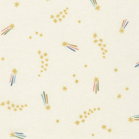 Natural-Cozy Cotton Flannel Over The Moon By: Robert Kaufman