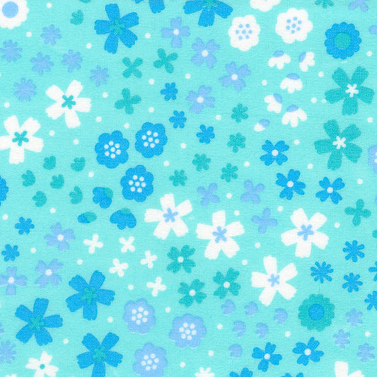 Mint Cotton Flannel - Robert Kaufman