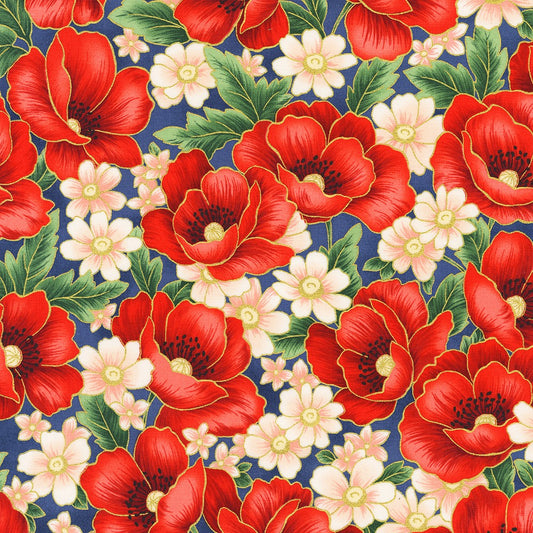 Robert Kaufman - Poppy Hill: Bouquet