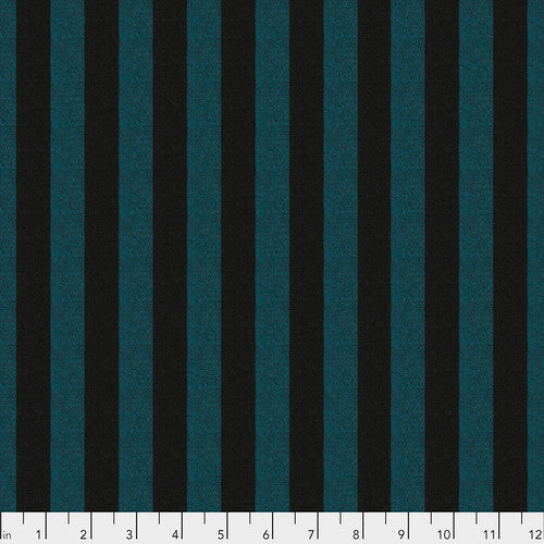 Shot Cotton Wide Stripe Fjord - Free Spirit Fabrics