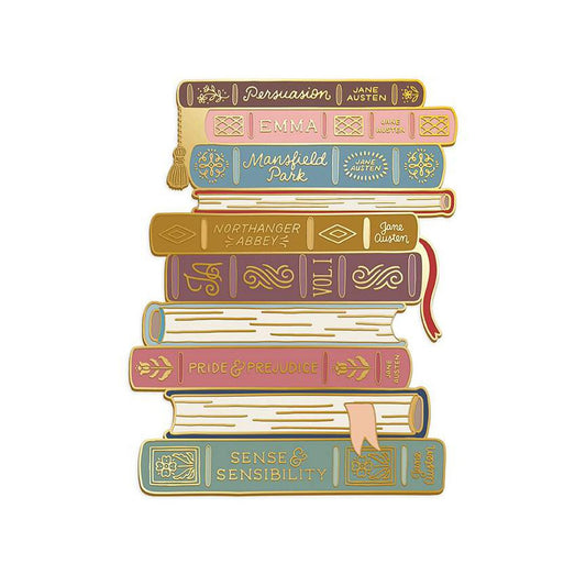 Jane Austen Stacked Books Needle Minder - Riley Blake Designs