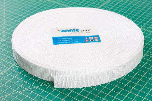 1in white strapping - byannie.com