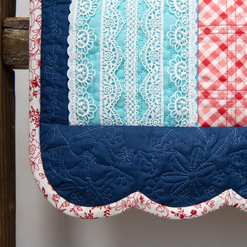Kimberbell Star-Spangled Beauty Ladder Quilt