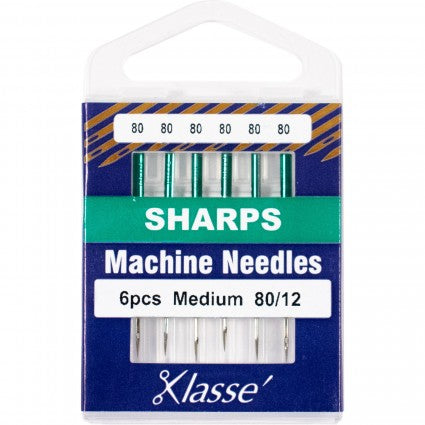 Klasse Sharp Needles sz 80/12 6pc.
